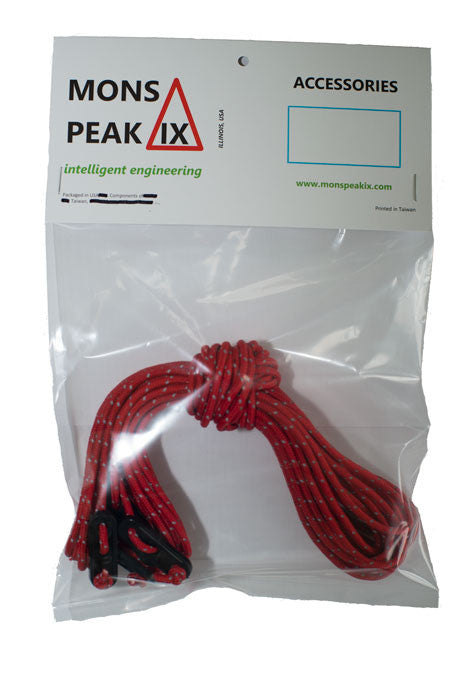 mons peak ix reflective guy lines set of 4 for tents