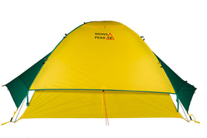 mons peak ix trail 43 backpacking tent 4 person with fly side view