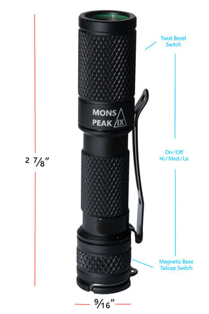 Wingman Flashlight - Mons Peak IX